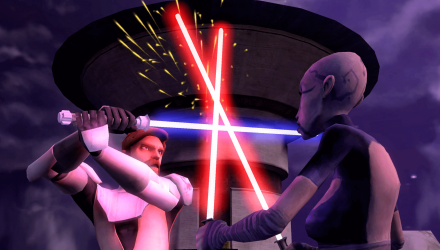 Игра Nintendo Wii Star Wars: The Clone Wars – Lightsaber Duels Europe Английская Версия Б/У - Retromagaz, image 2