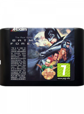 Гра RMC Mega Drive Batman Forever Англійська Версія Тільки Картридж Новий - Retromagaz