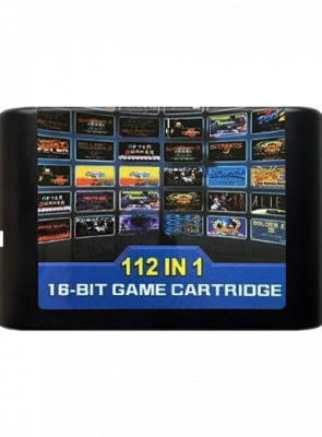 Сборник Игр RMC Mega Drive 112 in 1 Без Повторов Английская Версия Только Картридж Новый - Retromagaz