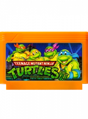 Гра RMC Famicom Dendy Teenage Mutant Ninja Turtles III: The Manhattan Project (TMNT 3) 90х Англійська Версія Тільки Картридж Б/У