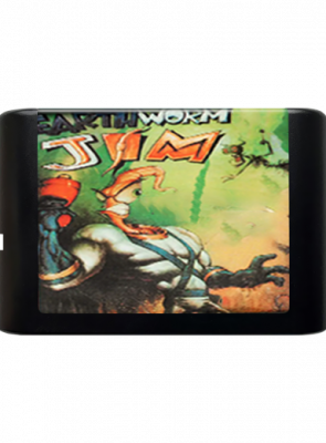 Игра RMC Mega Drive Earthworm Jim Английская Версия Только Картридж Новый