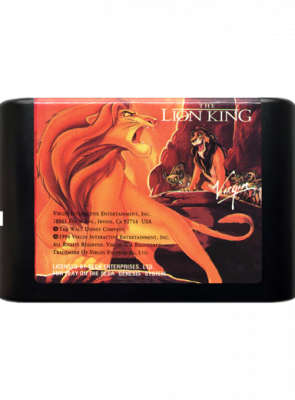 Игра RMC Mega Drive The Lion King Английская Версия Только Картридж Новый - Retromagaz