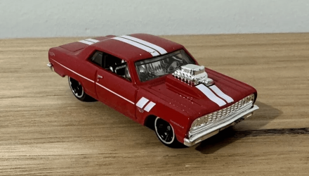 Машинка Базова Hot Wheels '64 Chevy Chevelle SS Muscle Mania 1:64 HTC58 Red - Retromagaz, image 1