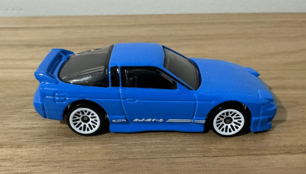 Машинка Базовая Hot Wheels '96 Nissan 180SX Type X The `90S 1:64 HTB08 Blue - Retromagaz, image 3