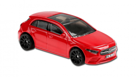 Машинка Базовая Hot Wheels '19 Mercedes-Benz A-Class Nightburnerz 1:64 GHD13 Red - Retromagaz, image 3