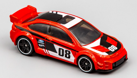 Тематическая Машинка Hot Wheels '08 Ford Focus Cult Racers 1:64 GRP18 Red - Retromagaz, image 2