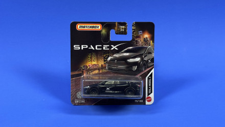 Машинка Велике Місто Matchbox Tesla Model X Space 1:64 HVN43 Black - Retromagaz, image 1