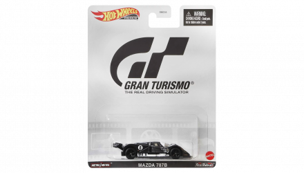 Машинка Premium Hot Wheels Mazda 787B Gran Turismo 1:64 GJR49 Black - Retromagaz, image 1