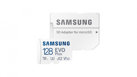 Карта Пам'яті Samsung Evo Plus UHS-I U3 V30 A2 + SD Adapter 128GB - Retromagaz, image 3