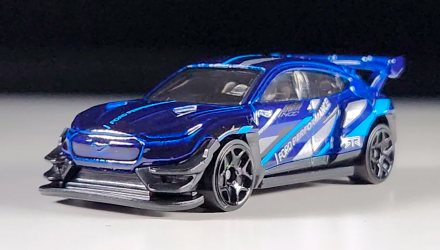 Машинка Базовая Hot Wheels Ford Mustang Mach-E 1400 Drag Strip 1:64 HKH29 Dark Blue - Retromagaz, image 2