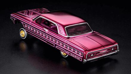 Машинка Premium Hot Wheels '64 Impala Red Line Club RLC 1:64 GLH86 Pink - Retromagaz, image 2