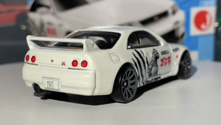 Набір Машинок Базових Hot Wheels Nissan Skyline GT-R R33 HTC44 + R32 Godzilla HKJ13 White J-Imports - Retromagaz, image 4