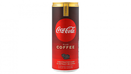 Набор Напиток Coca-Cola Plus Coffe Карамель 250ml 6шт - Retromagaz, image 1