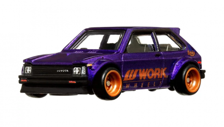 Машинка Premium Hot Wheels '81 Toyota Starlet KP61 Ronin Run 1:64 HCK11 Purple - Retromagaz, image 2