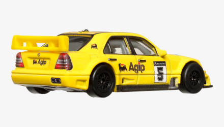 Машинка Premium Hot Wheels '94 AMG-Mercedes C-Class DTM Touring Car Race Day 1:64 HKC62 Yellow - Retromagaz, image 3