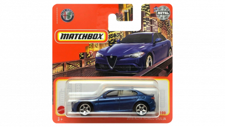 Машинка Большой Город Matchbox 2016 Alfa Romeo Giulia Metro 1:64 HFR89 Blue - Retromagaz, image 1