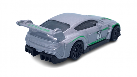 Машинка Базовая Hot Wheels 2018 Bentley Continental GT3 Modified 1:64 HKL45 Silver - Retromagaz, image 4