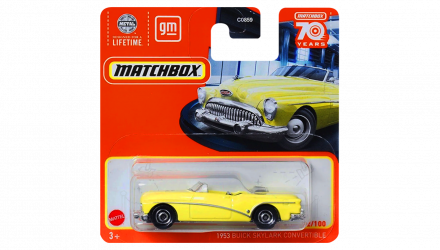 Машинка Большой Город Matchbox 1953 Buick Skylark Convertible Metro 1:64 HLD40 Yellow - Retromagaz, image 1