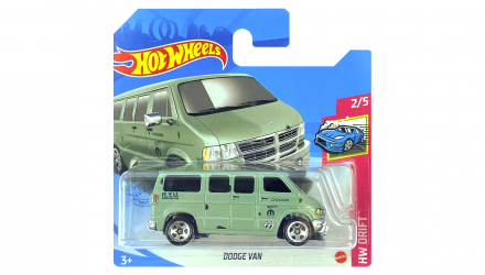 Машинка Базовая Hot Wheels Dodge Van Drift 1:64 GRX21 Turquoise - Retromagaz, image 1