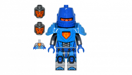 Фигурка Lego Denizens of Knighton Royal Soldier King's Guard Dark Azure Armor Nexo Knights nex039b Б/У - Retromagaz, image 1