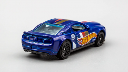 Машинка Базовая Hot Wheels '10 Ford Shelby GT500 Super Snake Race Team 1:64 FYC74 Blue - Retromagaz, image 4