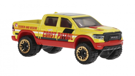 Машинка Базовая Hot Wheels 2020 RAM 1500 Rebel Treasure Hunts Rescue 1:64 HKL04 Yellow - Retromagaz, image 5