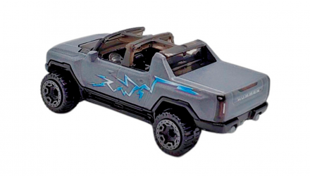 Машинка Базовая Hot Wheels 2024 GMC Hummer EV Barbie The Movie Screen Time 1:64 HKH13 Grey - Retromagaz, image 3