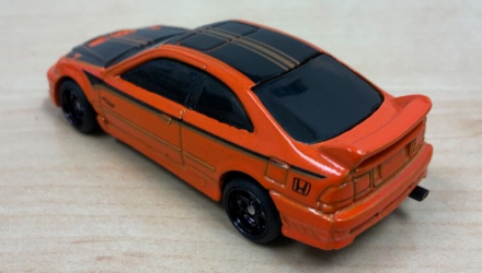 Тематическая Машинка Hot Wheels Honda Civic Si Honda 70th Anniversary 1:64 FKD25 Orange - Retromagaz, image 3