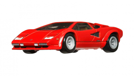 Машинка Premium Hot Wheels Lamborghini Countach LP 5000 QV Jay Leno's Garage 1:64 HCK09 Red - Retromagaz, image 2