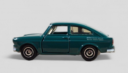 Тематическая Машинка Matchbox 1965 Volkswagen 1600 TL Fastback Moving Parts 1:64 FWD28/HVN19 Green - Retromagaz, image 4