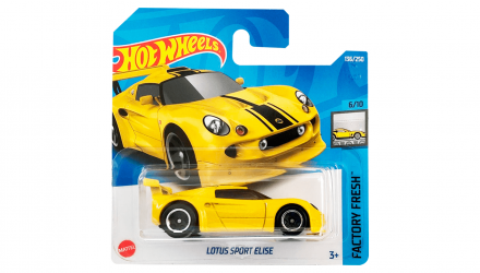 Машинка Базова Hot Wheels Lotus Sport Elise Factory Fresh 1:64 HCX44 Yellow - Retromagaz, image 1