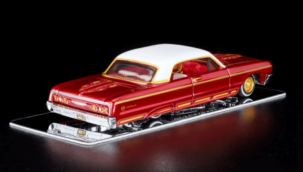 Машинка Premium Hot Wheels '64 Impala Red Line Club RLC 1:64 HWF20 Red - Retromagaz, image 2