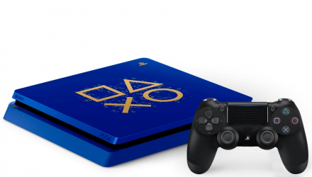 Консоль Sony PlayStation 4 Slim Days of Play Limited Edition 500GB Blue Black Геймпад Б/У - Retromagaz, image 2