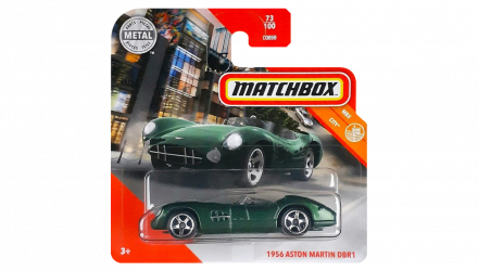 Машинка Велике Місто Matchbox 1956 Aston Martin DBR1 City 1:64 GKM33 Green - Retromagaz, image 1