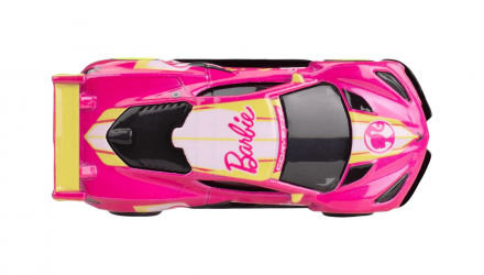 Машинка Premium Hot Wheels Corvette C8.R Barbie Pop Culture 1:64 HVJ51 Pink - Retromagaz, image 4