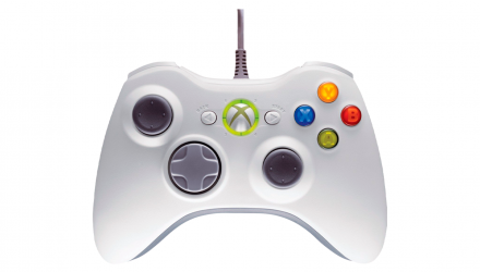 Геймпад Проводной Microsoft Xbox 360 White 2m Б/У - Retromagaz, image 1