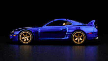 Машинка Premium Hot Wheels 1997 Toyota Supra Red Line Club RLC 1:64 HWF07 Blue - Retromagaz, image 3