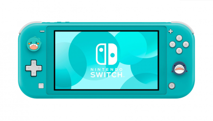 Накладки на Стіки Geekshare 4шт Dinosaur Shark Nintendo Switch Green Blue - Retromagaz, image 5