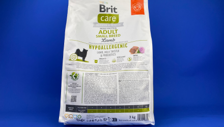 Сухой Корм для Собак с Пищевой Аллергией Brit Care Adult Small Breed Ягнёнок 3kg - Retromagaz, image 2