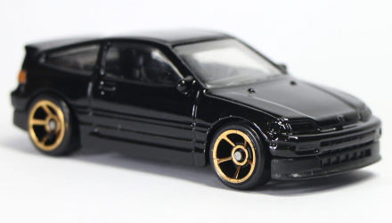 Машинка Базова Hot Wheels '88 Honda CR-X Nightburnerz 1:64 FYF80 Black - Retromagaz, image 2