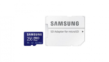 Карта Пам'яті Samsung Pro Plus UHS-I U3 V30 A2 + SD Adapter 256GB - Retromagaz, image 2