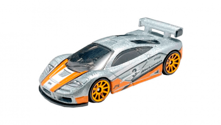 Машинка Базова Hot Wheels McLaren F1 GTR Retro Racers 1:64 HCX86 Silver - Retromagaz, image 2