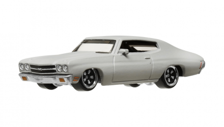 Тематична Машинка Hot Wheels 1970 Chevelle SS Dominic Toretto Fast & Furious 1:64 HNR88/HRW47 Grey - Retromagaz, image 1