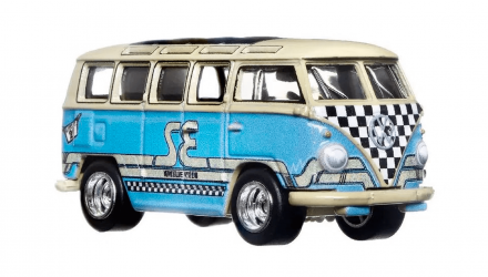 Машинка Premium Hot Wheels Volkswagen Deluxe Station Wagon Boulevard 1:64 HCR01 Blue - Retromagaz, image 2