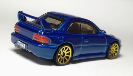 Машинка Базова Hot Wheels '98 Subaru Impreza 22B STi-Version Turbo 1:64 GHB42 Blue - Retromagaz, image 3