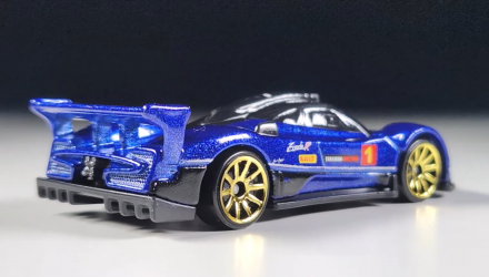 Машинка Базовая Hot Wheels Pagani Zonda R Turbo 1:64 HKK83 Dark Blue - Retromagaz, image 3