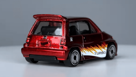 Тематическая Машинка Hot Wheels '85 Honda City Turbo II Ultra Hots 1:64 HDG52/HRX13 Red - Retromagaz, image 2