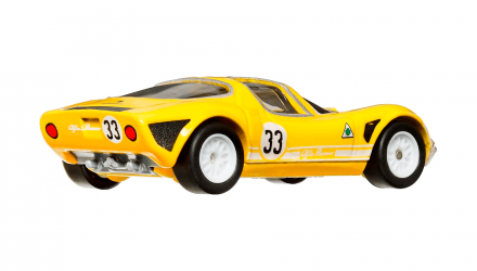 Машинка Premium Hot Wheels '69 Alfa Romeo 33 Stradale Exotic Envy 1:64 HCJ91 Yellow - Retromagaz, image 3