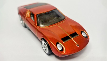 Машинка Базовая Hot Wheels `71 Lamborghini Miura SV Super Treasure Hunt STH Exotics 1:64 HCY13 Orange - Retromagaz, image 2