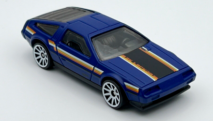 Машинка Базовая Hot Wheels DMC Delorean The `80S 1:64 HKJ65 Dark Blue - Retromagaz, image 5